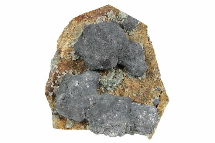 Galena and Green Fluorite - Diana Maria Mine, England #235388